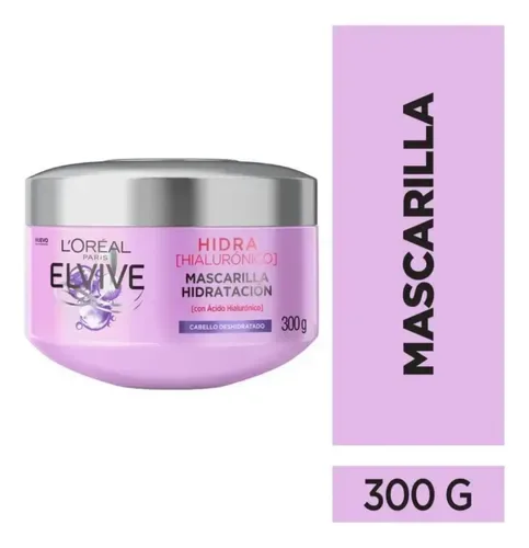 L'Oréal Paris Mascarilla capilar Elvive Hidra Hialurónico 300 ml (cabello), foto de la publicación en Mercado Libre