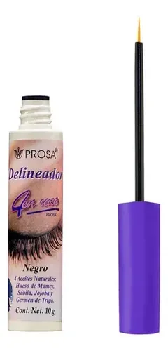 Prosa Delineador clásico 4 en 1 con 4 aceites naturales (delineadores), foto de la publicación en Mercado Libre