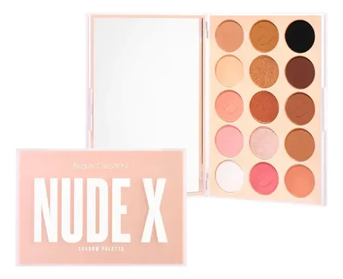 Beauty Creations Paleta de sombras Nude X, 15 tonos (sombras y paletas), foto de la publicación en Mercado Libre