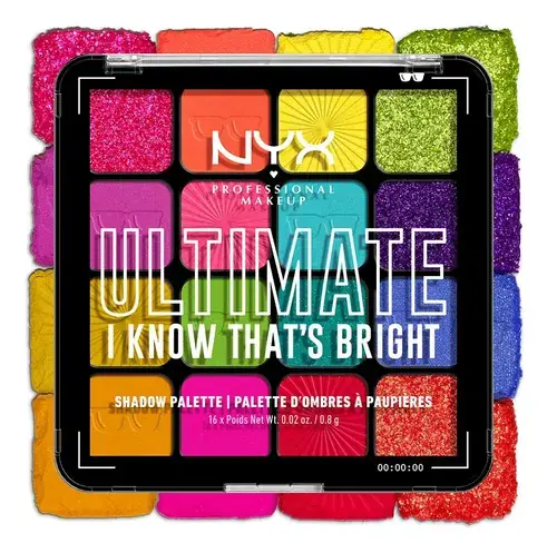 NYX Paleta de sombras Ultimate Brights (sets de maquillaje), foto de la publicación en Mercado Libre