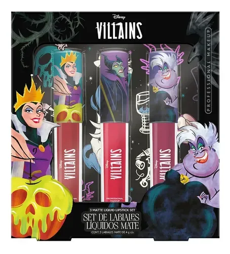 Villanas Pack de 3 labiales líquidos mate (kits de labios), foto de la publicación en Mercado Libre