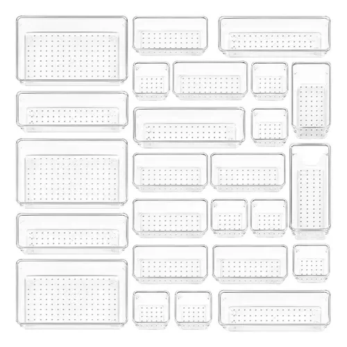 SLNXA Caja organizadora de acrílico para maquillaje, 25 piezas (organizadores), foto de la publicación en Mercado Libre