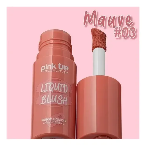 Pink Up Rubor líquido Liquid Blush tono Mauve (rubores), foto de la publicación en Mercado Libre