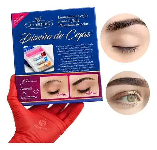 J Denis Kit profesional de planchado (laminado) de cejas (laminado de cejas), foto de la publicación en Mercado Libre